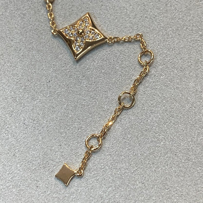 [⭐Reverie Jewels]STAR AND SUN 4 MOTIFS GOLD DIAMONDS BRACELET