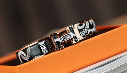 [⭐Reverie Jewels]H TARTAN BRACELET 12MM