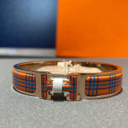 [⭐Reverie Jewels]H TARTAN BRACELET 12MM