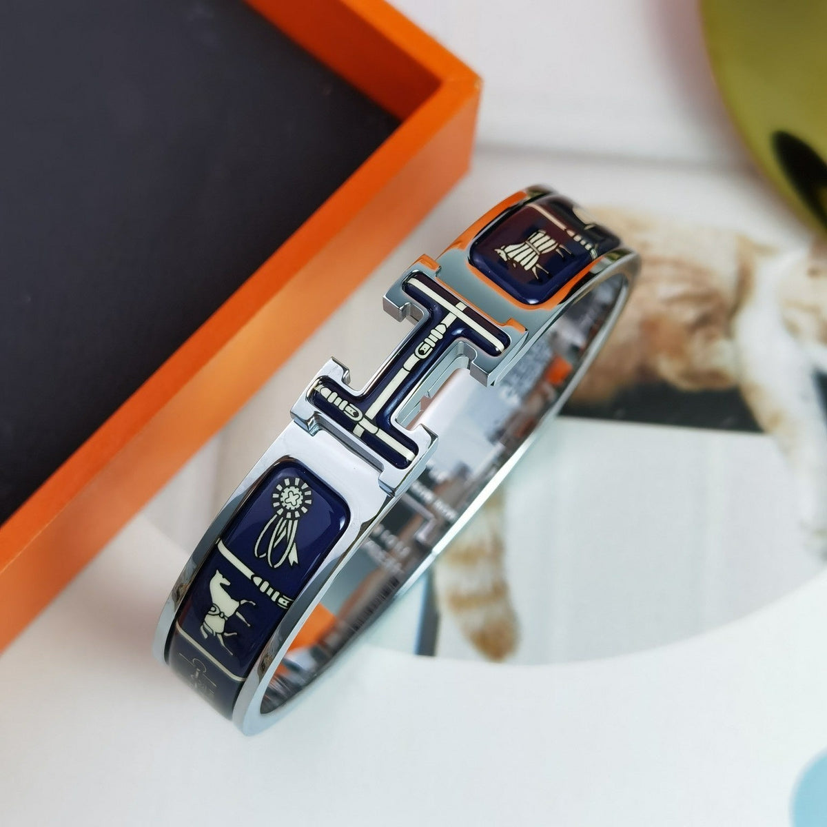 [⭐Reverie Jewels]H COUVERTURES DARK BLUE BRACELET