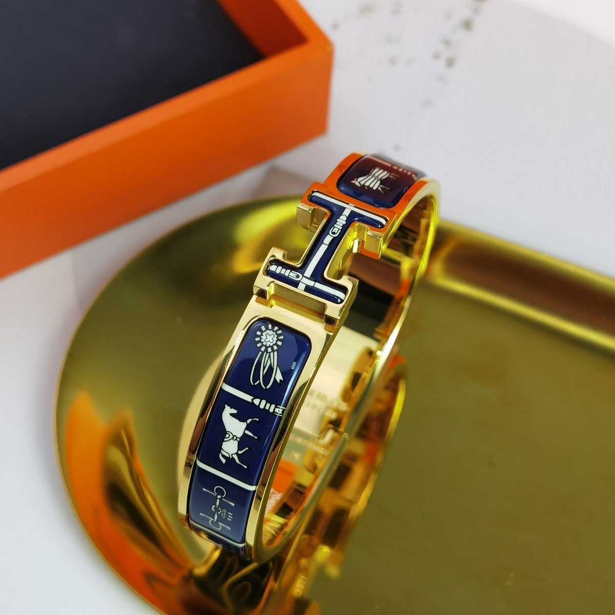 [⭐Reverie Jewels]H COUVERTURES DARK BLUE BRACELET