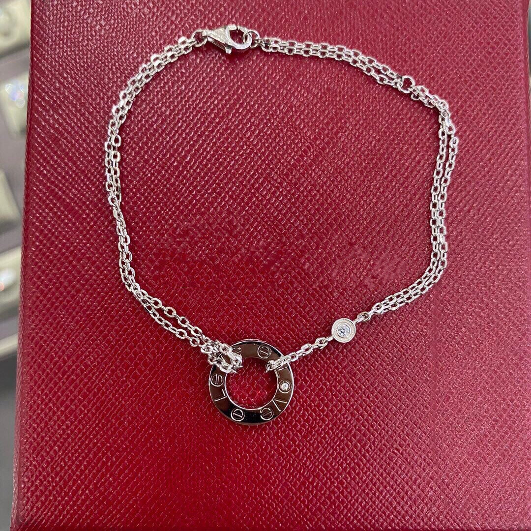 [⭐Reverie Jewels]LOVE BRACELET 2 DIAMOND