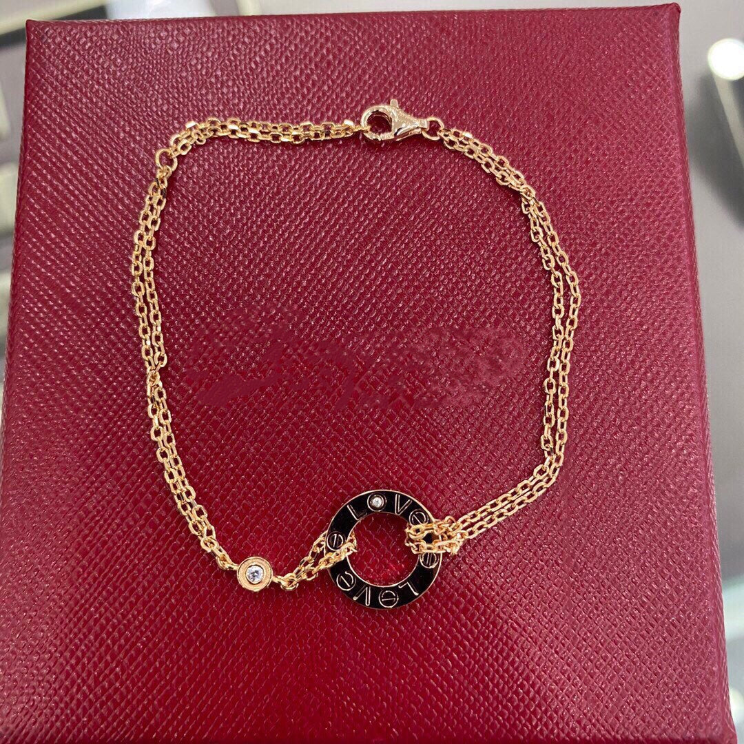 [⭐Reverie Jewels]LOVE BRACELET 2 DIAMOND
