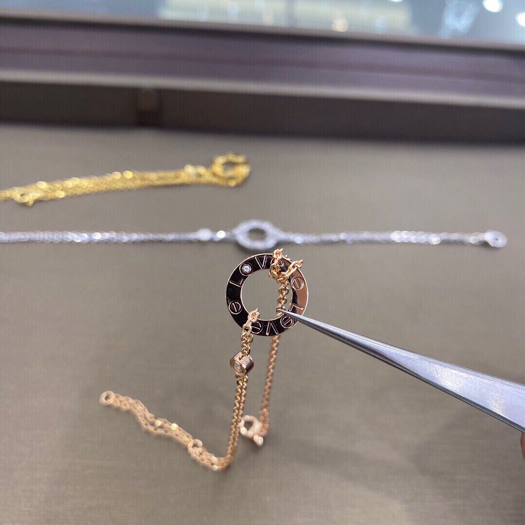 [⭐Reverie Jewels]LOVE BRACELET 2 DIAMOND