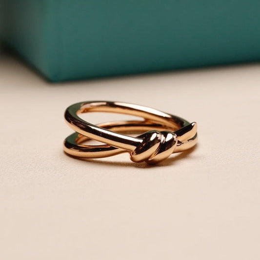 [Reverie Jewels]KNOT RING PINK GOLD