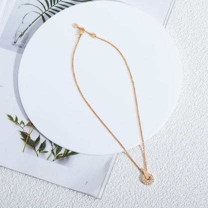 [⭐Reverie Jewels]GARI NECKLACE PINK GOLD DIAMOND