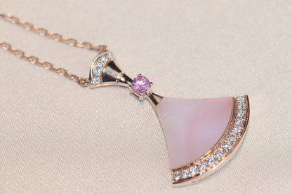 [⭐Reverie Jewels]DREAM NECKLACE PINK MOP DIAMOND
