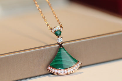 [⭐Reverie Jewels]DREAM NECKLACE MALACHITE DIAMOND