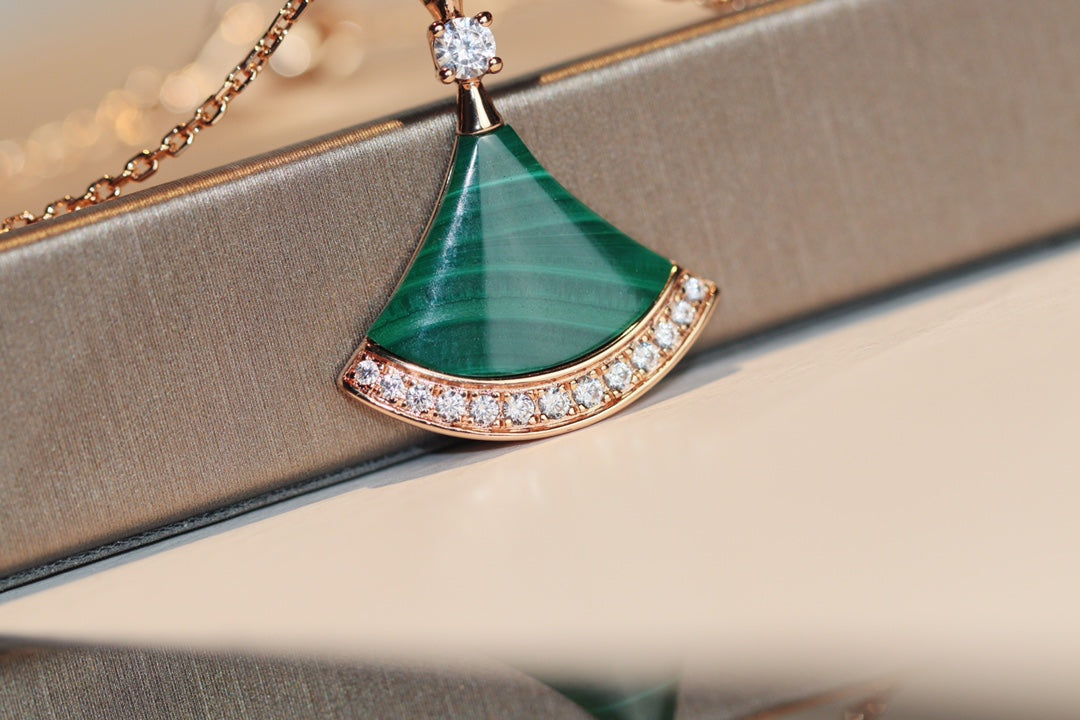 [⭐Reverie Jewels]DREAM NECKLACE MALACHITE DIAMOND