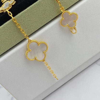 [⭐Reverie Jewels]MAGIC CLOVER MOP GOLD BRACELET 5 MOTIFS