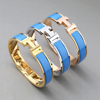 [⭐Reverie Jewels]H BRACELET TURQUOISE 12MM