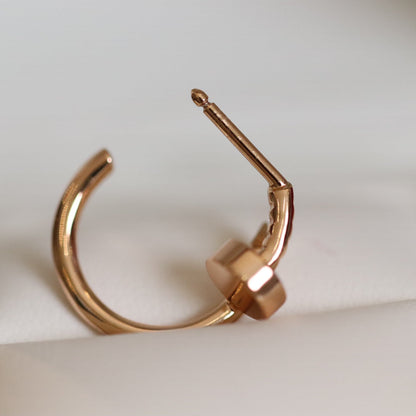 [⭐Reverie Jewels]JUSTE EARRINGS PINK GOLD