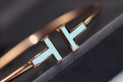 [Reverie Jewels]T BRACELET 1.8MM TURQUOISE PINK GOLD