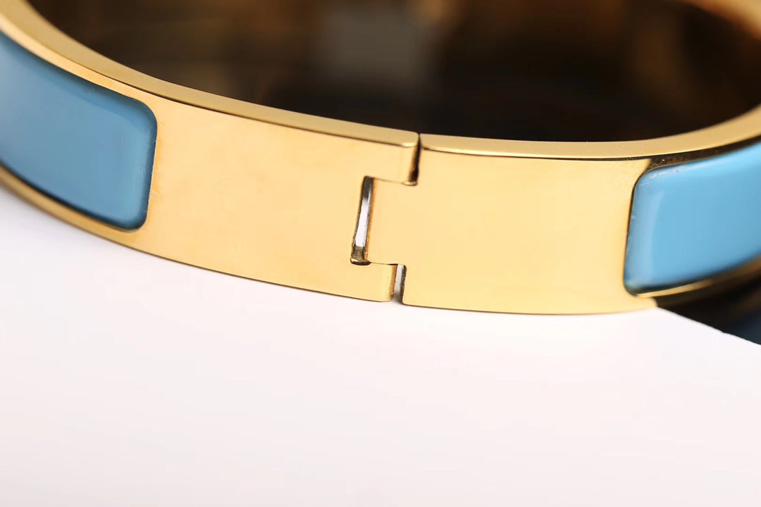[⭐Reverie Jewels]H CLOUD BLUE BRACELET GOLD DIAMOND
