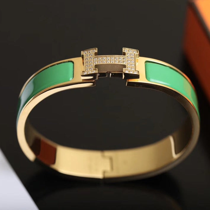 [⭐Reverie Jewels]H BRACELET GOLD DIAMOND