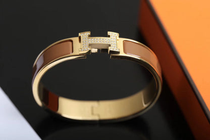 [⭐Reverie Jewels]H BRACELET GOLD DIAMOND