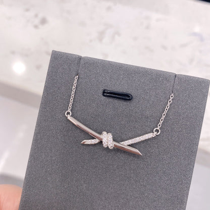 [Reverie Jewels]KNOT NECKLACE DIAMONDS