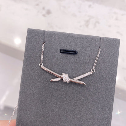 [Reverie Jewels]KNOT NECKLACE DIAMONDS