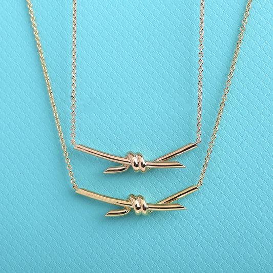 [Reverie Jewels]KNOT NECKLACE GOLD
