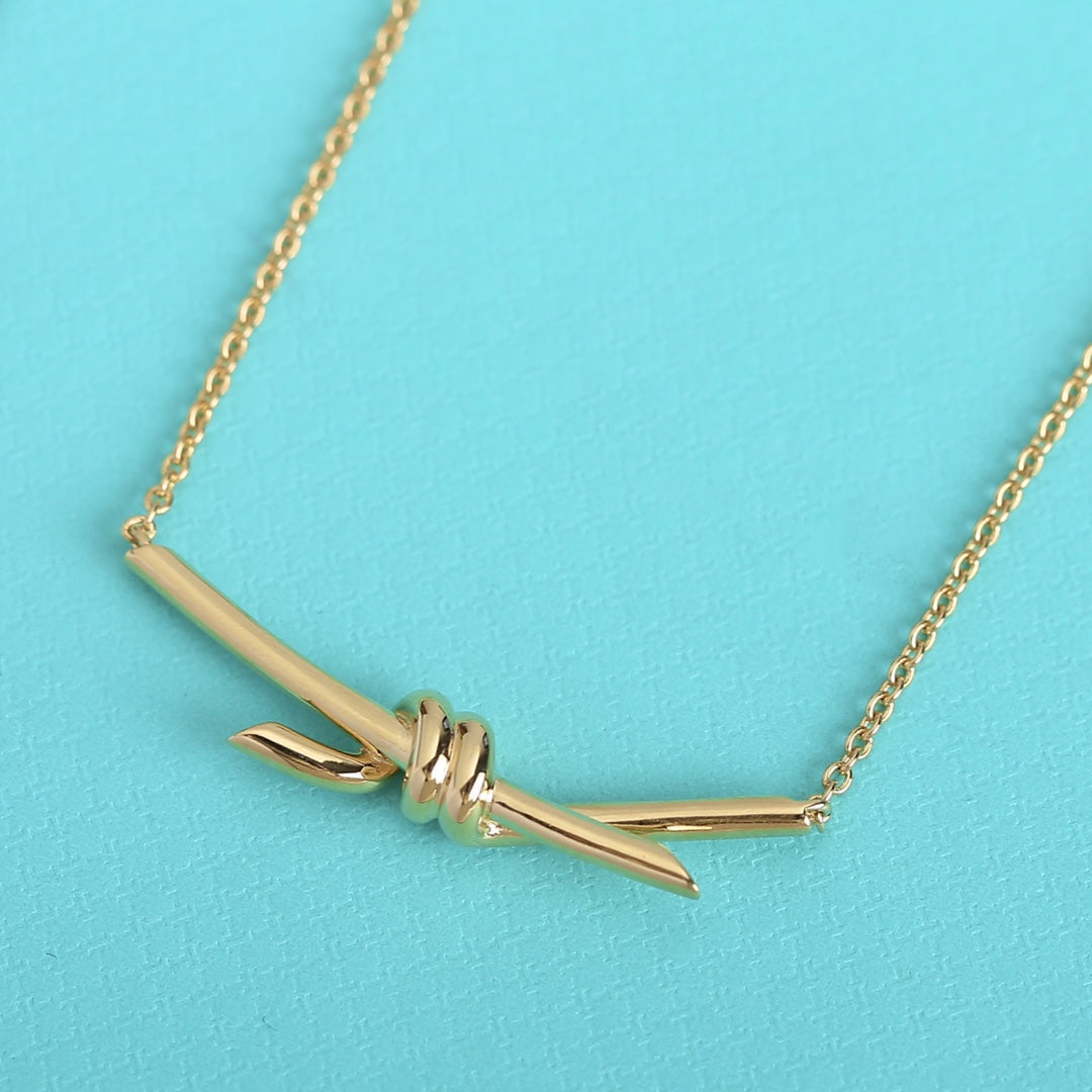 [Reverie Jewels]KNOT NECKLACE GOLD