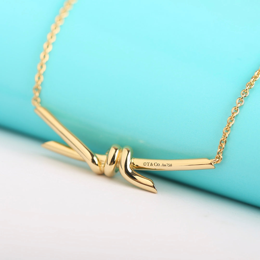 [Reverie Jewels]KNOT NECKLACE GOLD