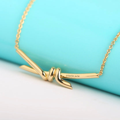 [Reverie Jewels]KNOT NECKLACE GOLD