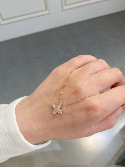 [⭐Reverie Jewels]STAR DIAMOND NECKALCE