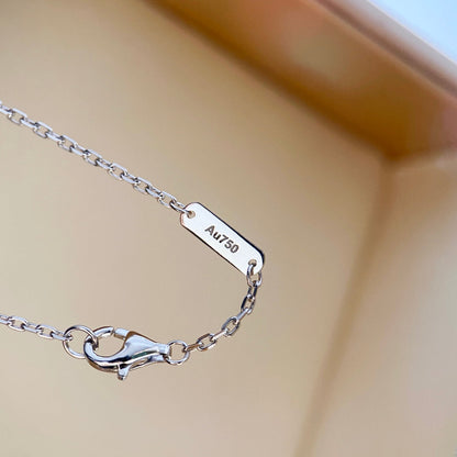 [⭐Reverie Jewels]CLOVER DIAMOND NECKLACE SILVER