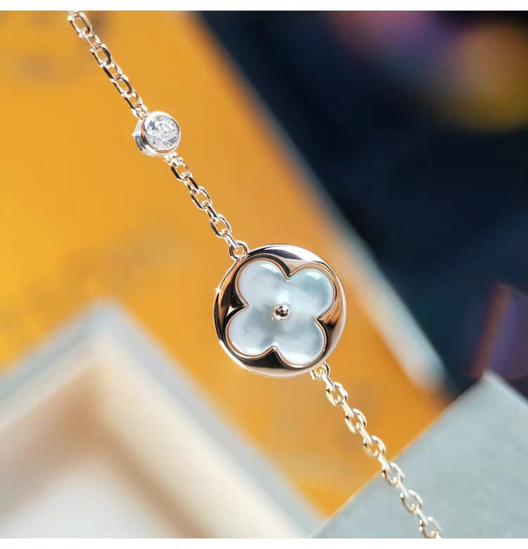 [⭐Reverie Jewels]SUN MOP GOLD 1 DIAMOND NECKLACE