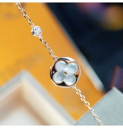 [⭐Reverie Jewels]SUN MOP GOLD 1 DIAMOND NECKLACE