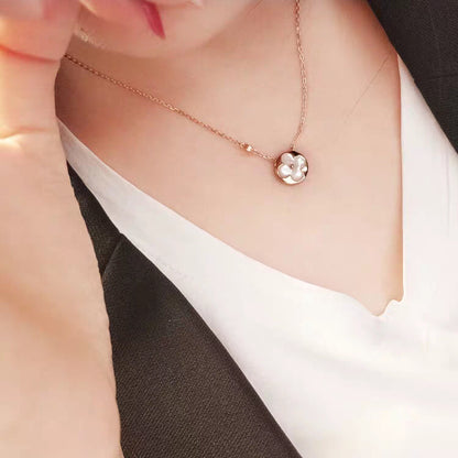 [⭐Reverie Jewels]SUN MOP GOLD 1 DIAMOND NECKLACE