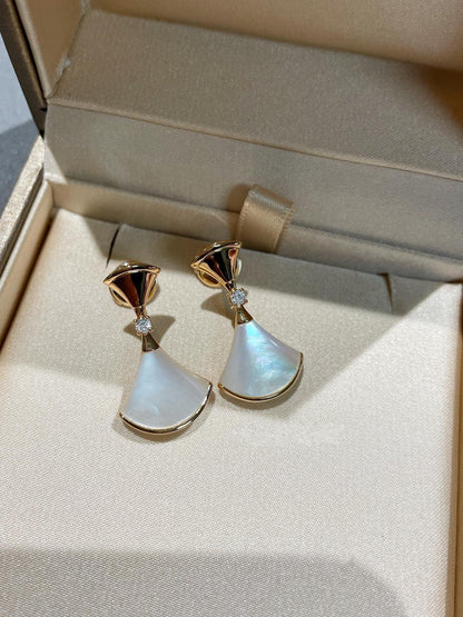 [⭐Reverie Jewels]DREAM MOP 1 DIAMOND EARRINGS