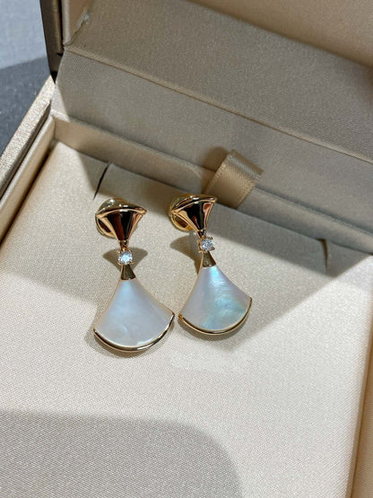 [⭐Reverie Jewels]DREAM MOP 1 DIAMOND EARRINGS
