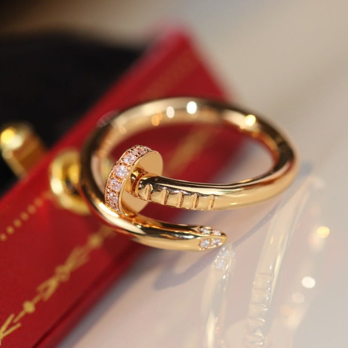 [⭐Reverie Jewels]JUSTE RING 2.65MM GOLD DIAMOND