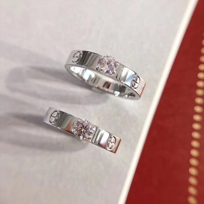 [⭐Reverie Jewels]LOVE RING 3.6MM 1 BIG DIAMOND