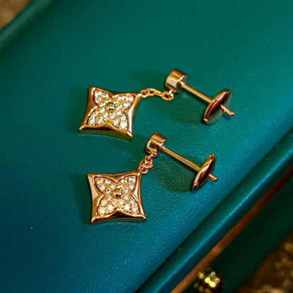 [⭐Reverie Jewels]STAR DIAMONDS EARRINGS GOLD