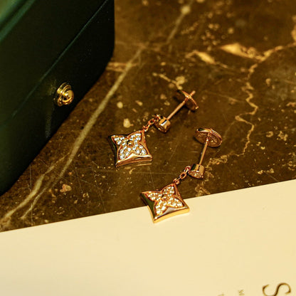 [⭐Reverie Jewels]STAR DIAMONDS EARRINGS GOLD