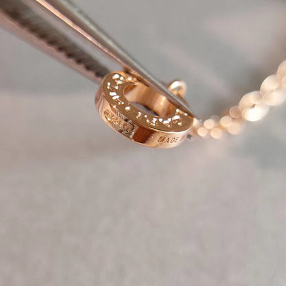 [⭐Reverie Jewels]ZERO 1 NECKLACE PINK GOLD