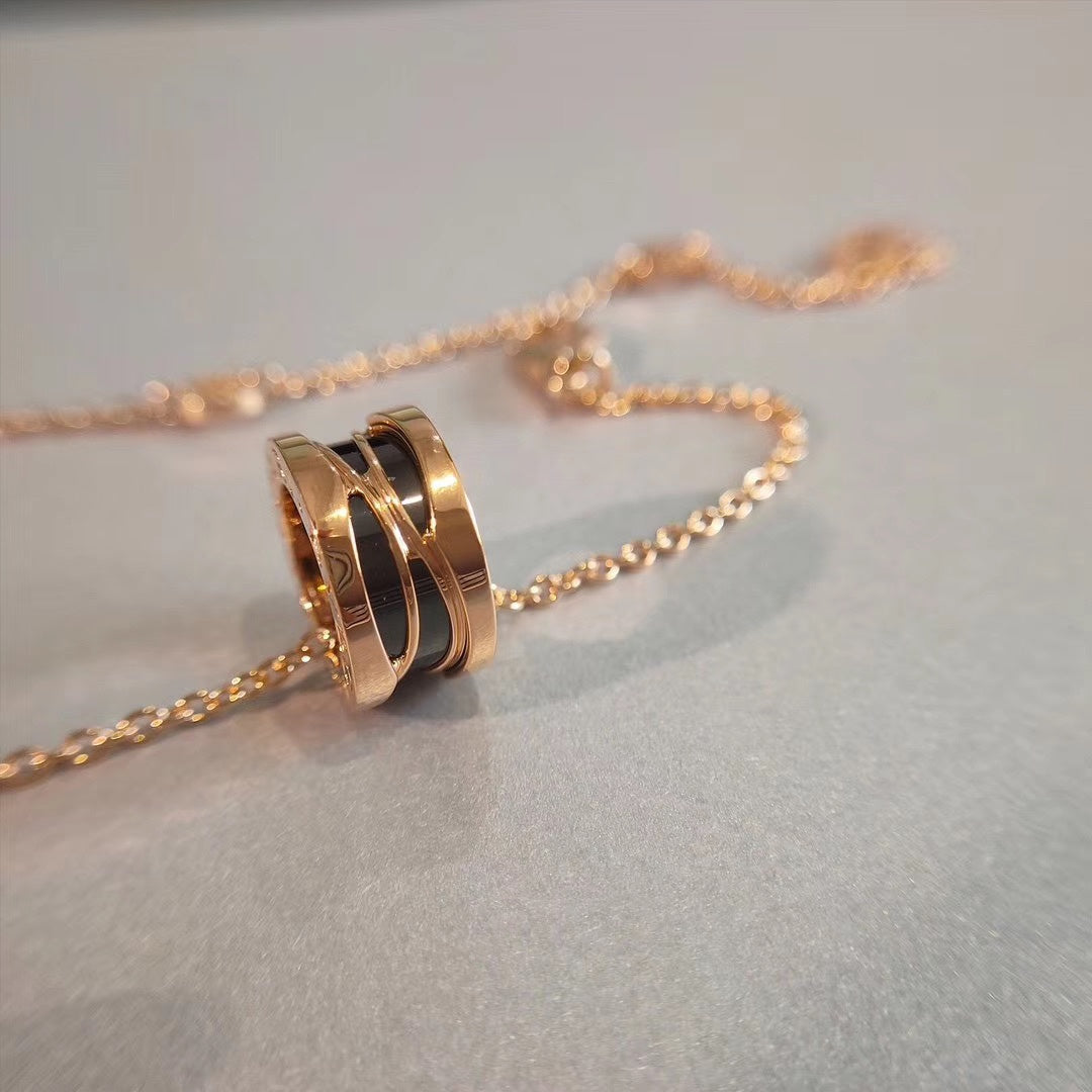 [⭐Reverie Jewels]ZERO 1 NECKLACE PINK GOLD