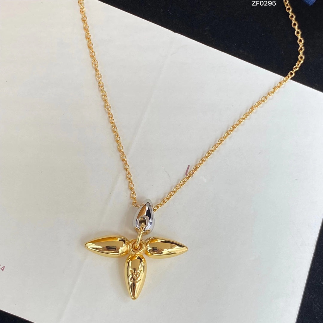 [⭐Reverie Jewels]LOUISETTE PEDANT GOLD NECKLACE
