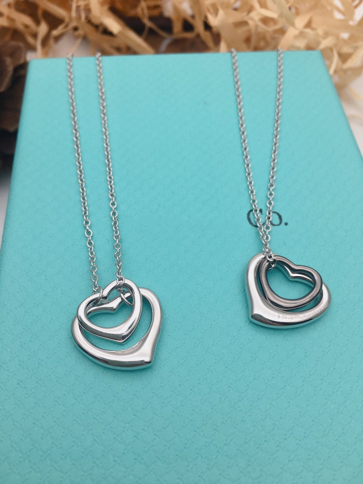 [Reverie Jewels]OPEN HEART SILVER NECKLACE