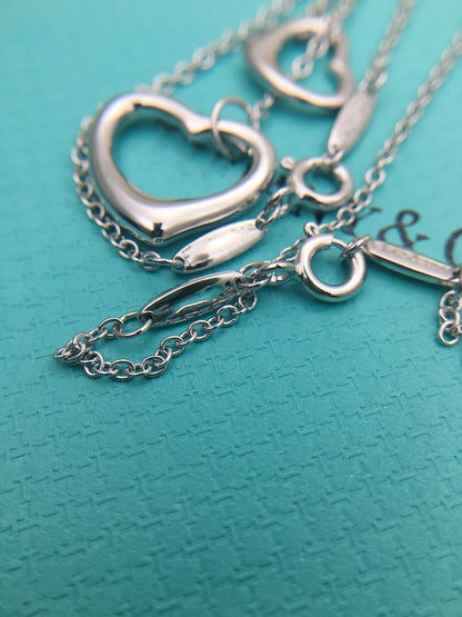 [Reverie Jewels]OPEN HEART SILVER NECKLACE