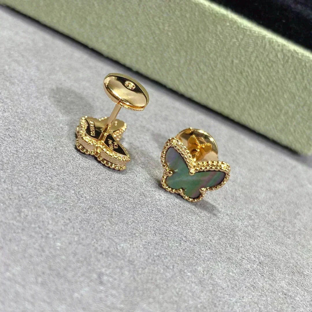 [⭐Reverie Jewels]BUTTERFLY DARK MOP  EARRINGS