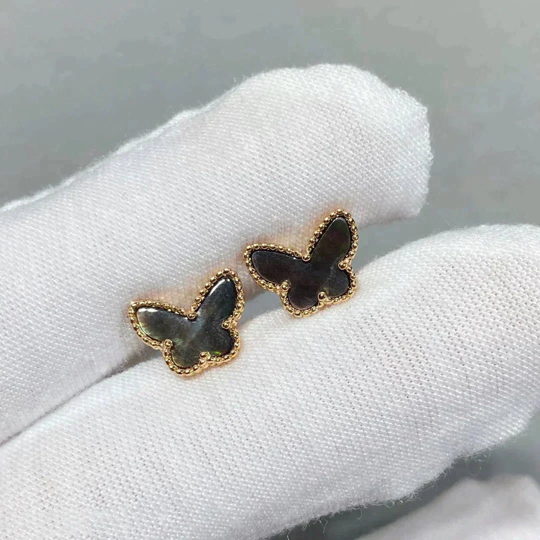 [⭐Reverie Jewels]BUTTERFLY DARK MOP  EARRINGS