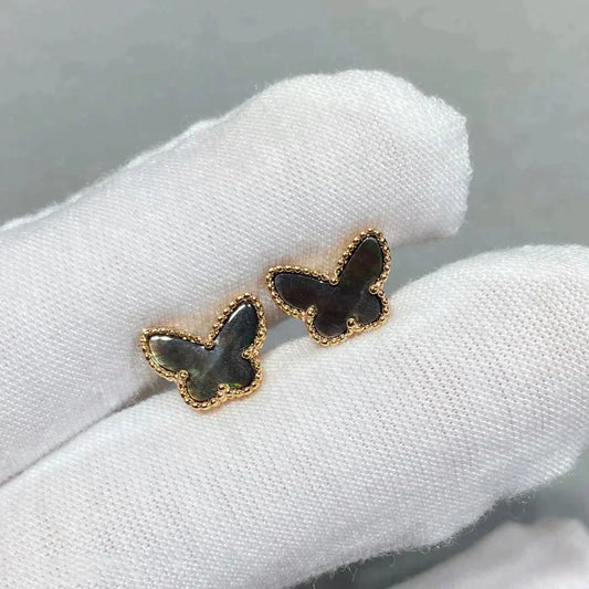 [⭐Reverie Jewels]BUTTERFLY DARK MOP  EARRINGS