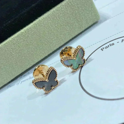 [⭐Reverie Jewels]BUTTERFLY DARK MOP  EARRINGS