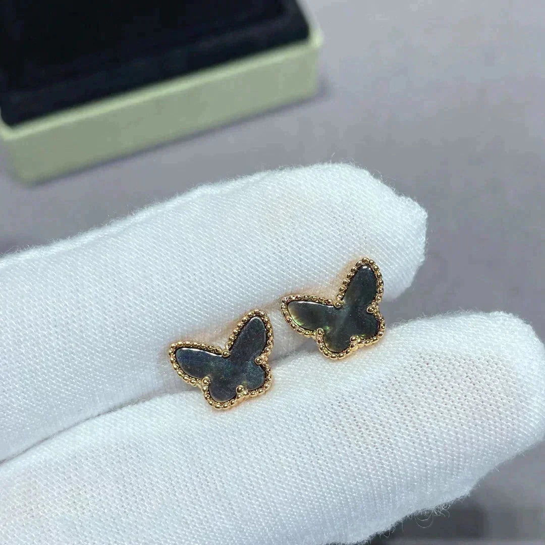 [⭐Reverie Jewels]BUTTERFLY DARK MOP  EARRINGS