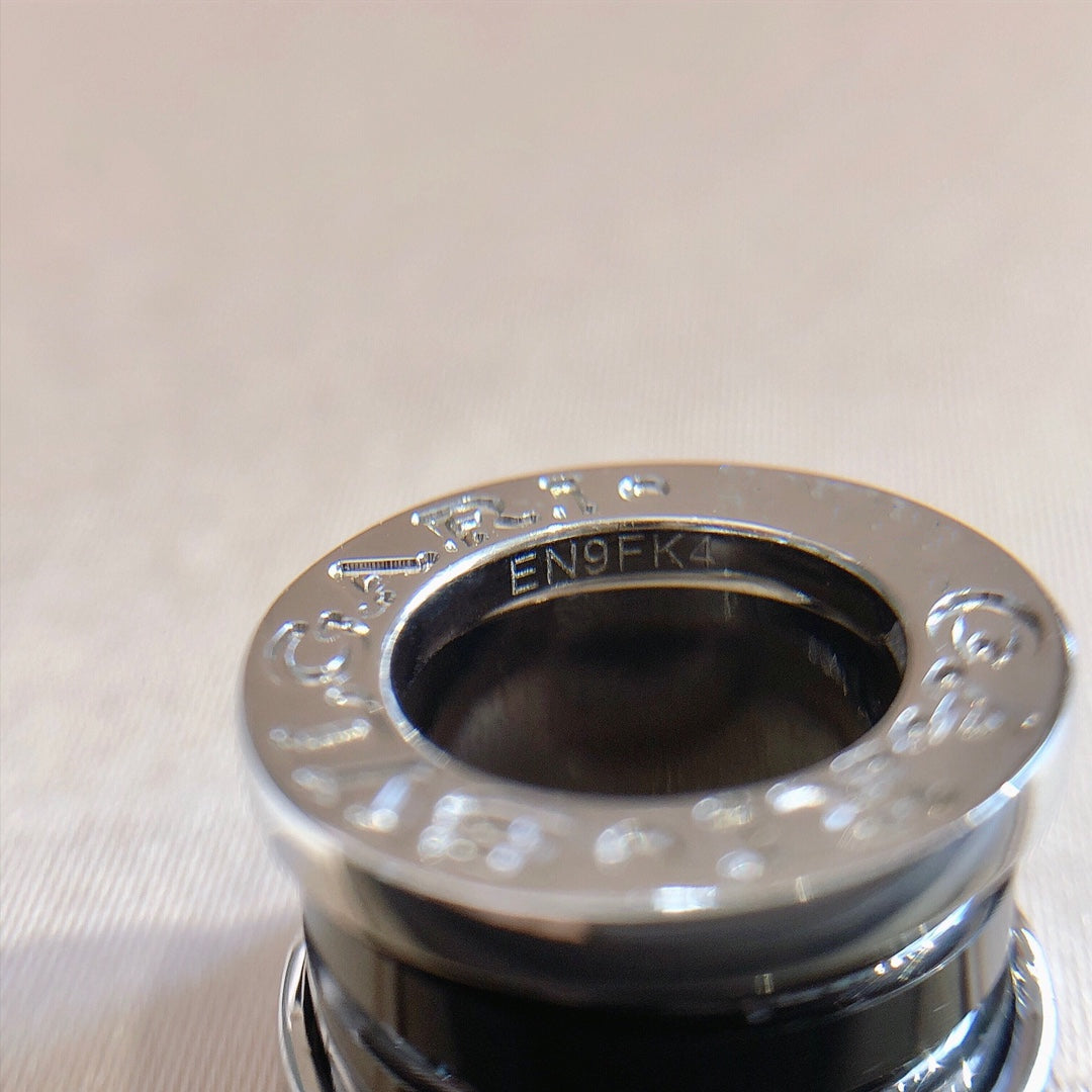 [⭐Reverie Jewels]ZERO 1 BLACK CERAMIC SILVER NECKLACE