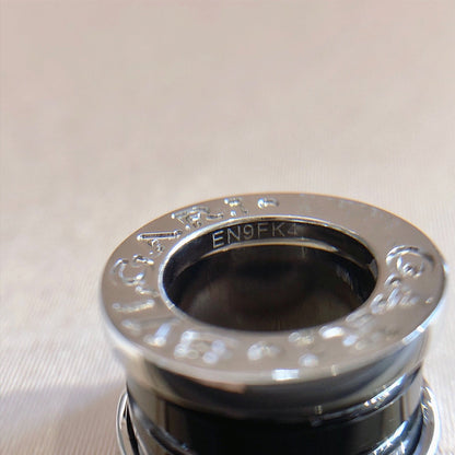 [⭐Reverie Jewels]ZERO 1 BLACK CERAMIC SILVER NECKLACE