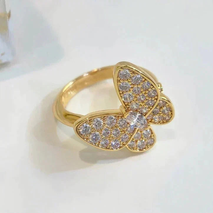 [⭐Reverie Jewels]BUTTERFLY DIAMOND RING